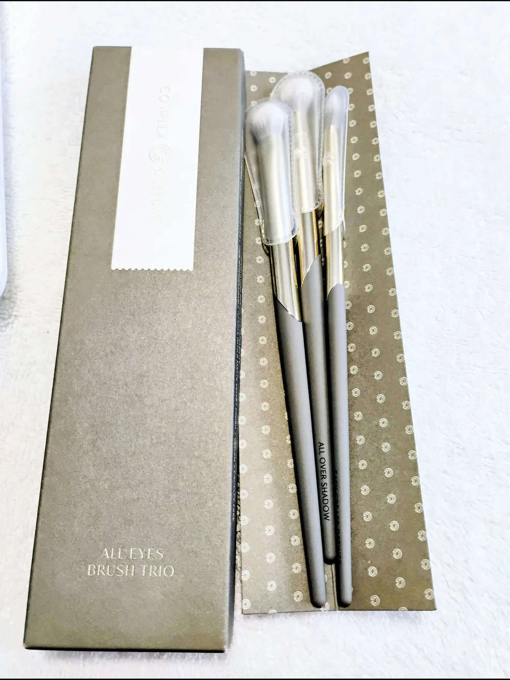 Complex Culture All Eyes Brush Trio - Eye Makeup Brush Set New In Box